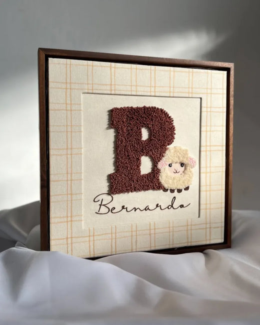 Punch needle wall art